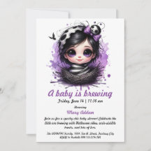 A Baby brinner - Gothic Halloween Baby Shower
