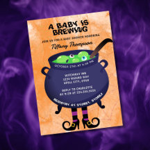 A Baby brinner Halloween Baby Shower