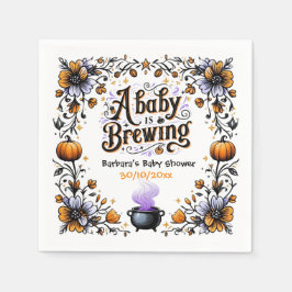 A Baby brinner Halloween Baby Shower Pappersservett