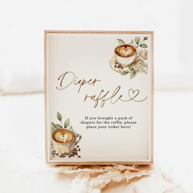 A Baby brinner i regummeringsskylt | Kaffe Baby Poster (Skapare uppladdad)