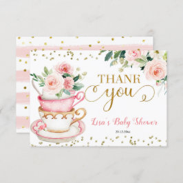 A Baby brinner Tack för babyskor i Tea Party