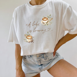 A Baby brinner vit Tee Shirt | Kaffe Baby