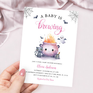 A Baby delar Halloween-inbjudan Inbjudningar