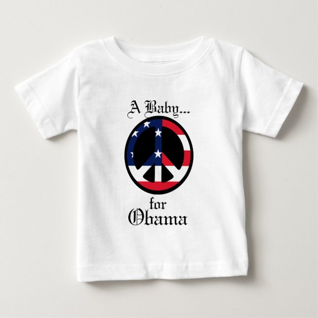 A Baby för Obama Tee Shirt (Framsida)