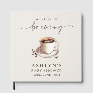 A Baby is Brewing Baby Shower Guest Book Gästböcker
