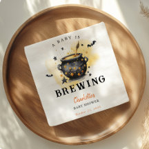 A Baby is Brewing Halloween Cauldron Baby Shower