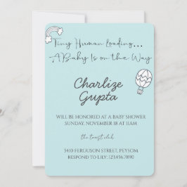 A Baby Is on the Way Baby Shower  Inbjudningar