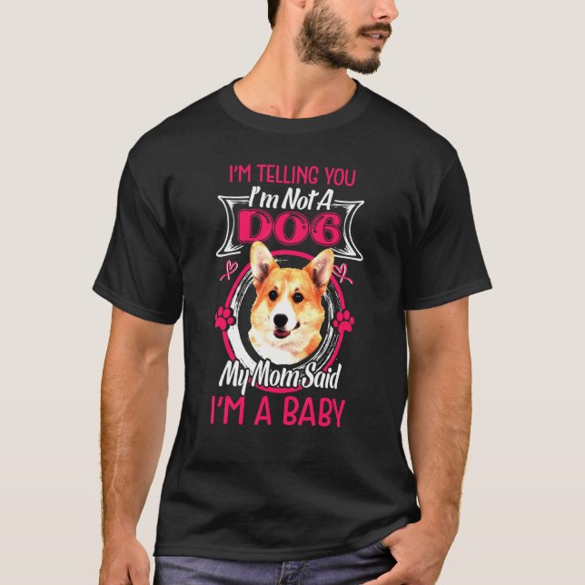 A Baby Pembroke Welsh Corgi T Shirt (Framsida)