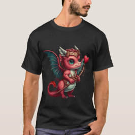 A Baby Red Dragon Valentine T Shirt