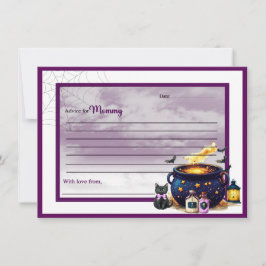 A Baby's Brewing _Advice for Mommy Card Anteckningskort