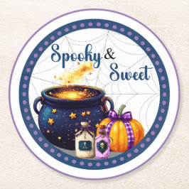 A Baby's Brewing Paper Coaster Underlägg Papper Rund