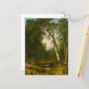 A Bäck i Skogen av Asher Brown Durand Helg Vykort