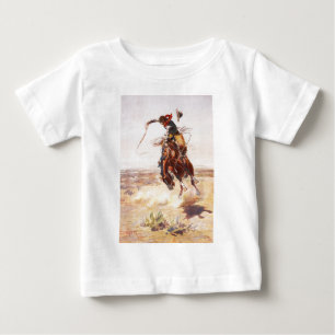 A Bad Hoss av Charles Marion Russell 1904 Tee Shirt