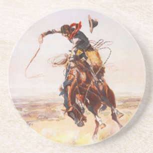 A Bad Hoss av Charles Marion Russell 1904 Underlägg