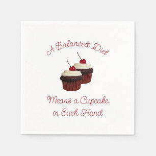 A Balanserat Kupaka av dieten Delicious Dubbla Cho Pappersservett