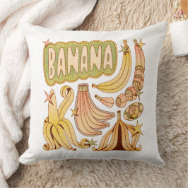 A Banana/Illustration of Banana Kudde