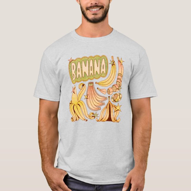 A Banana/Illustration of Banana T Shirt (Framsida)