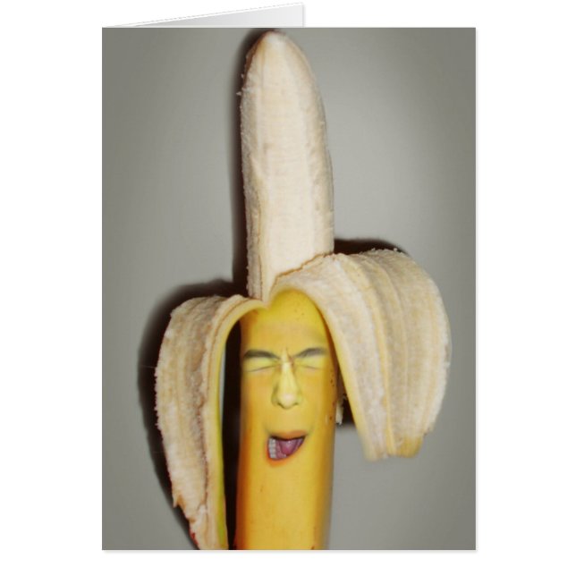 A Banana Splitting Headache Hälsningskort (Framsidan)