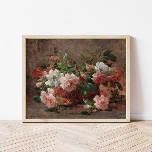 A Basket med Ro   Eugene Petit Poster