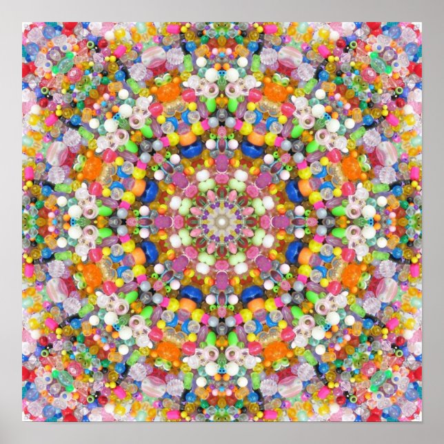 A Bead Mandala Poster (Framsidan)