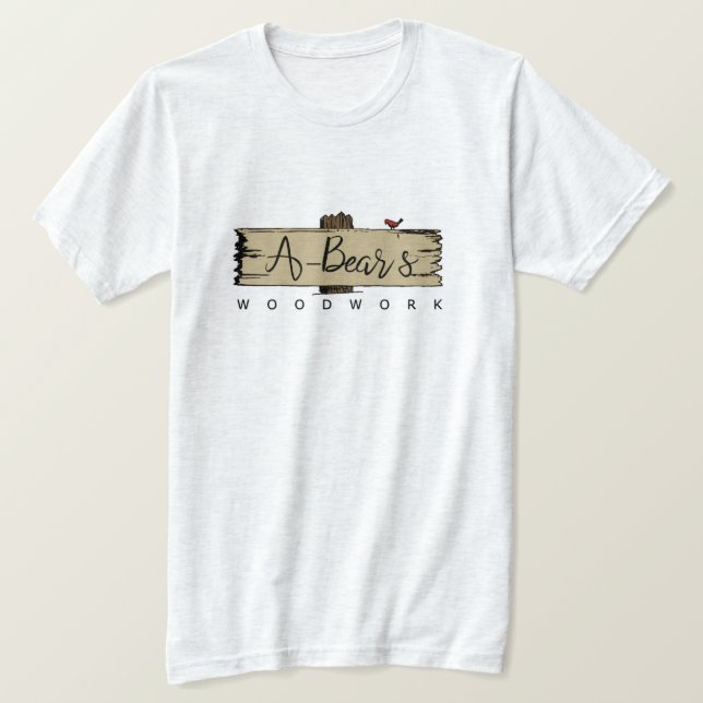 A-Bears Woodwork T Shirt (Design framsida)