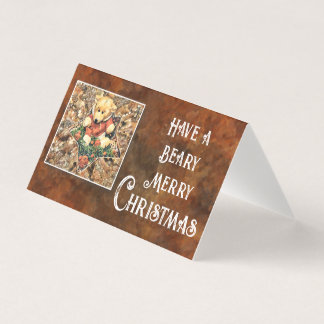 A Beary Merry Christmas Kort