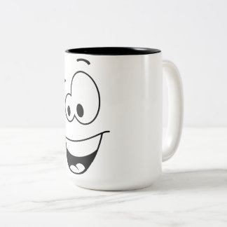 A beautiful cup for drinking coffee Två-Tonad mugg