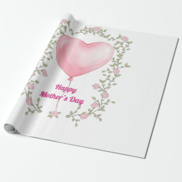 A beautiful design for Mother's Day- Pastel pink Presentpapper