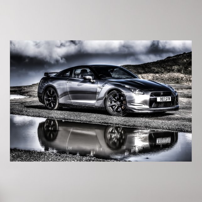 A beautiful image of a beautiful piece of motor en poster (Framsidan)