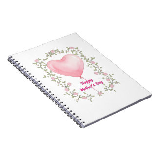 A beautiful notepad for Mother's Day- Pastel pink Anteckningsbok