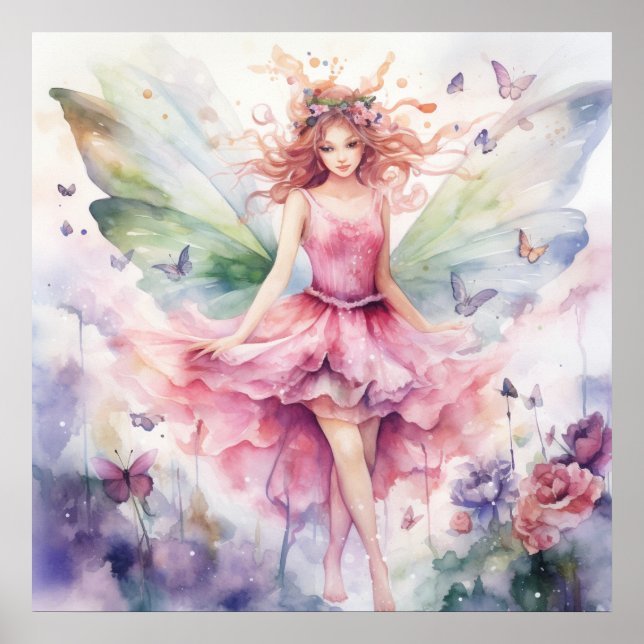 A Beautiful Spring Fairy Poster (Framsidan)