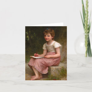 A Begäran från William Adolphe Bouguereau Tack Kort
