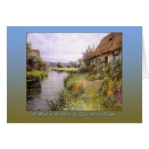 A Bend in River av Louis Aston Knight Hälsningskort