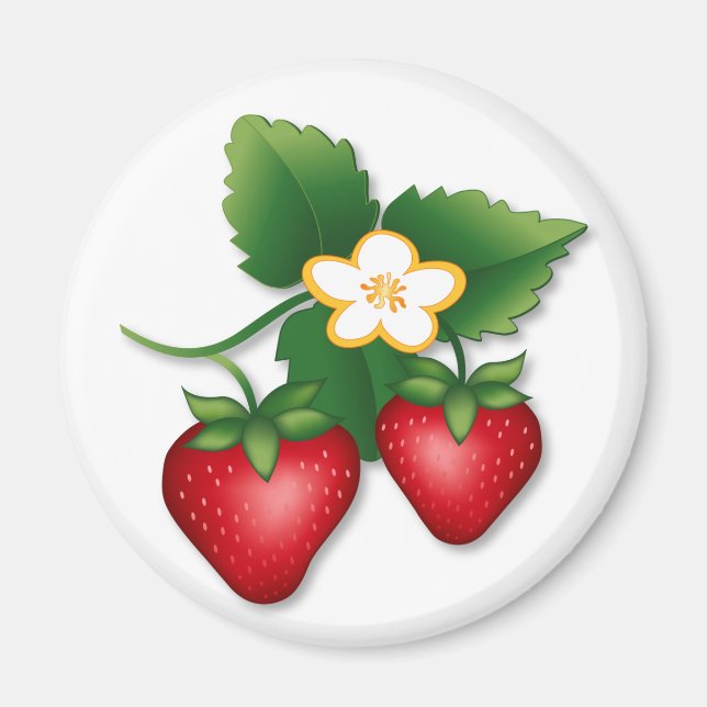 A Berry, Berry Strawberry Magnet (Framsidan)