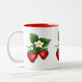 A Berry Loely Strawberry Två-Tonad Mugg