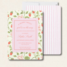 A berry sweet girl is on the way strawberry