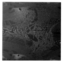 A biet av mörk svart keramiskt keramiskt material