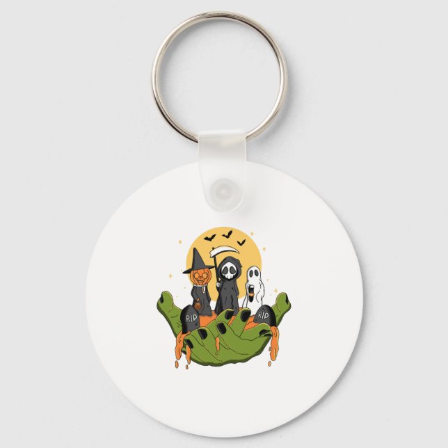 A Biet i Halloween Nyckelring (Framsida)