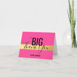 A BIG TACK - Faux Gold Foil Shock rosa | NAMN