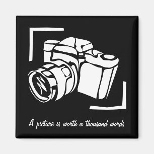 A bild är värt tusen fotocitat magnet
