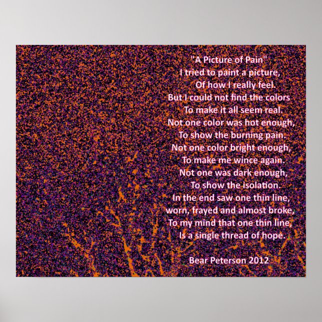 A Bild i Pain Poster (Framsidan)