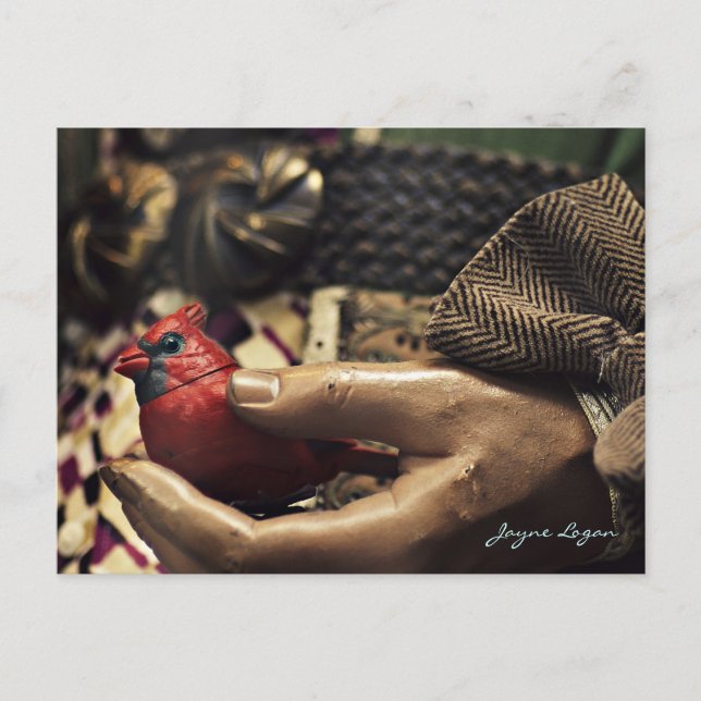 A Bird in the Hand, Postcard (Digital Färg Photo) Vykort (Framsida)