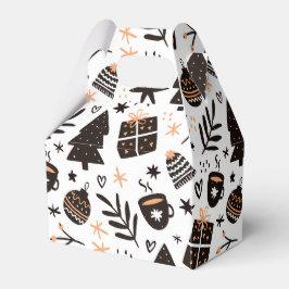 A Black and White jul Mönster Presentaskar