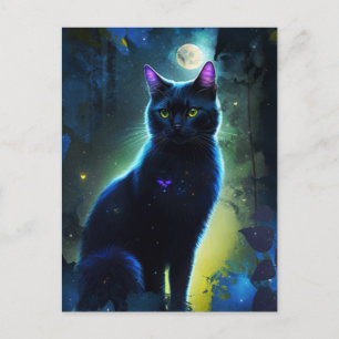A Black Cat Vykort