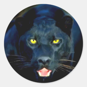 A Black Panther Runt Klistermärke