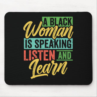 A Black Woman Is Speaking Listen And Learn Black H Musmatta