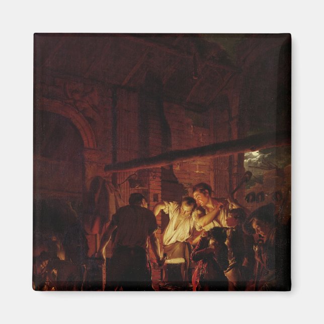A Blacksmith's Shop, 1771 Magnet (Framsidan)