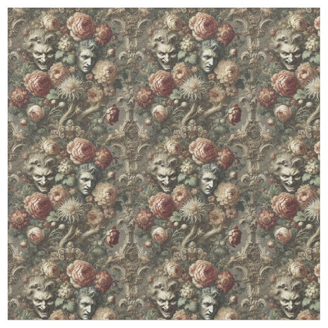 A Bloodvine Production - Gothic Dense Tile Tyg (Närbild)