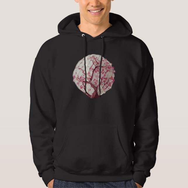 A Blossoming Life Cherry Blossom Tree of life Glob Hoodie (Framsida)