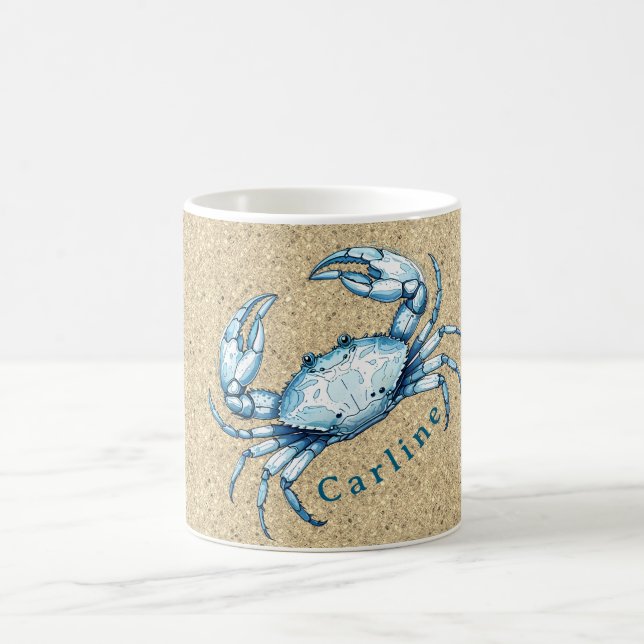 A Blue Crab Kaffemugg (Center)